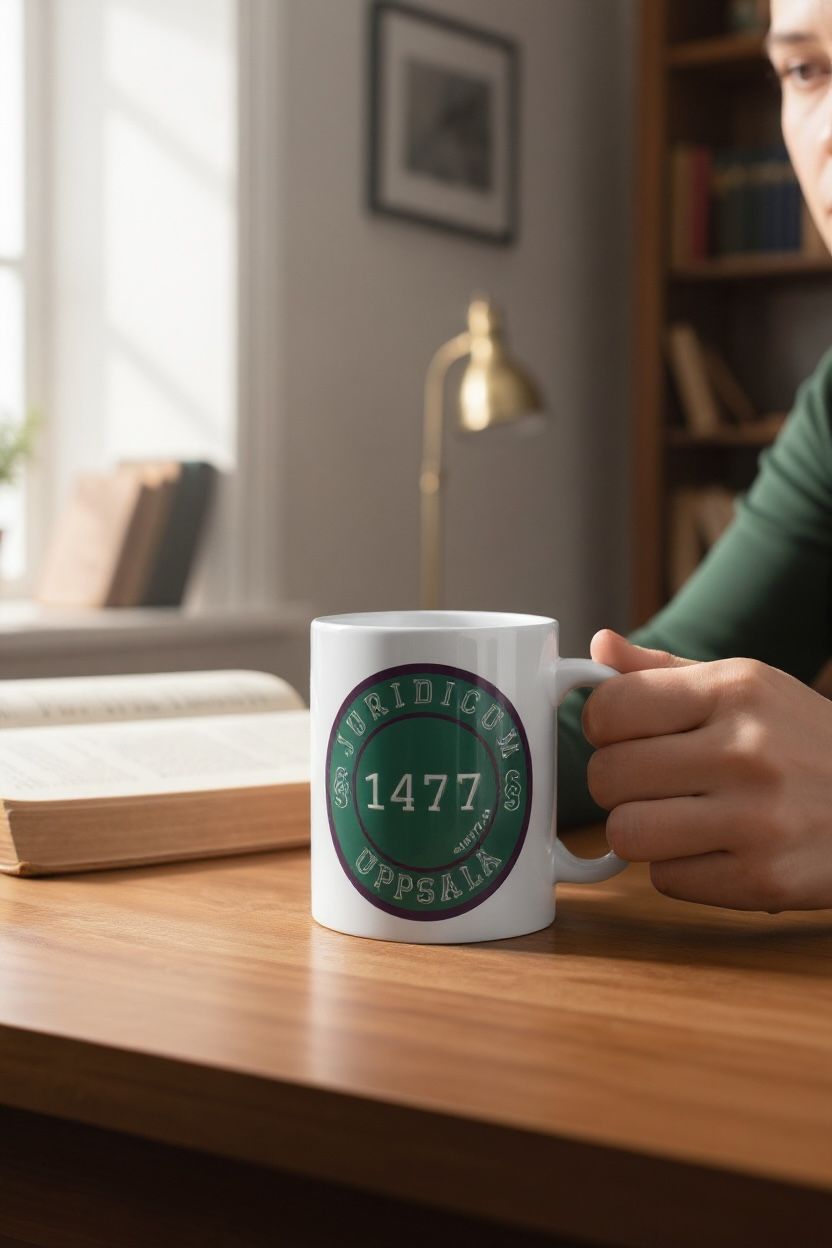 Mugg med grönt tryck