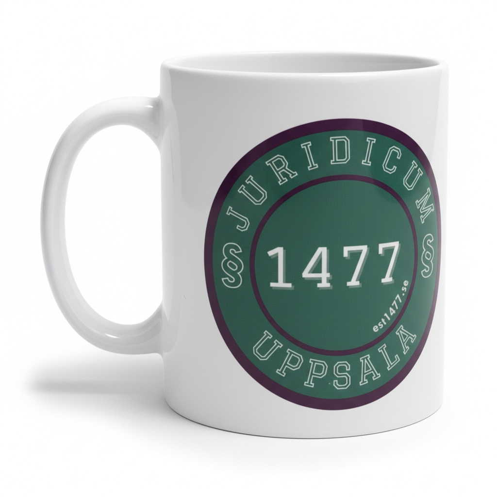 Mugg med grönt tryck